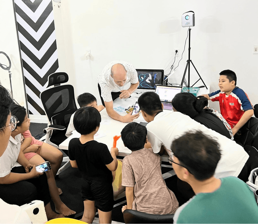 A Coding Monsters coding lesson